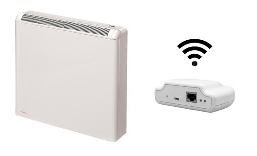 A modern storage heater with WiFi capability