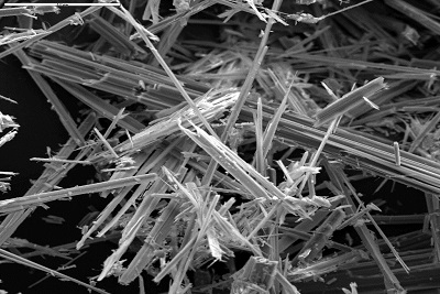 Asbestos fibres