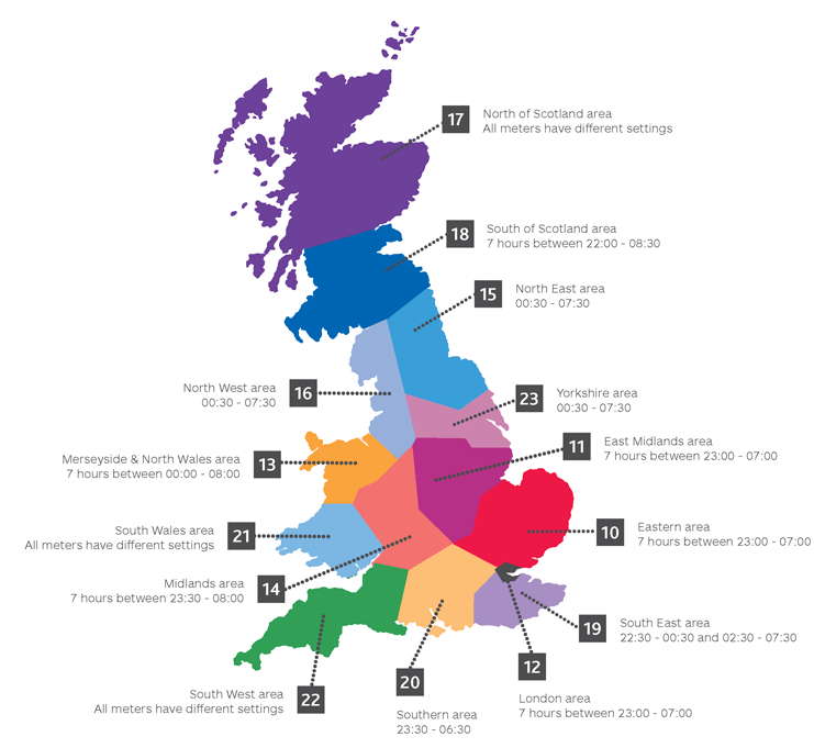 N Power's Economy 7 tariff map